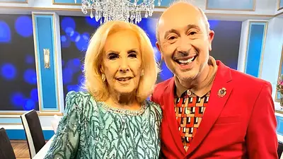 Claudio Cosano y Mirtha Legrand Claudio Cosano y Mirtha Legrand