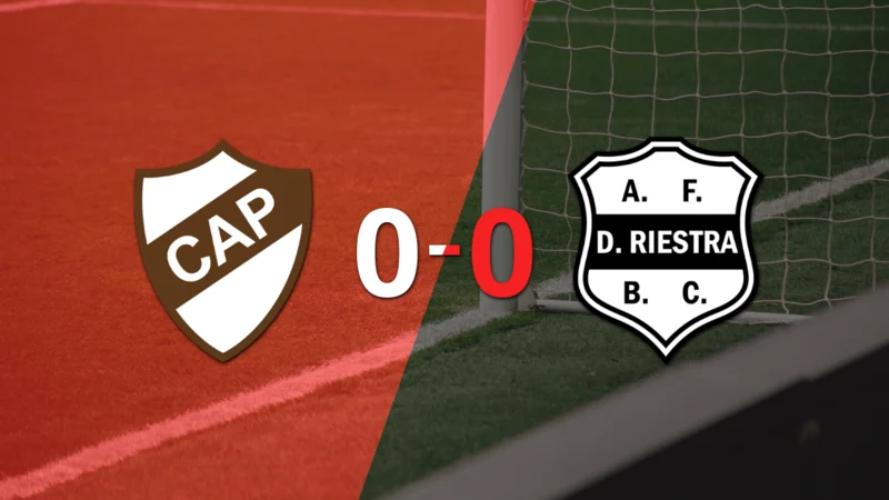 Sin goles, Platense y Dep. Riestra igualaron el partido