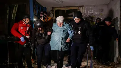 Rusia ataca Ucrania con un bombardeo de drones y deja un muerto, según las autoridades ucranianas Rusia ataca Ucrania con un bombardeo de drones y deja un muerto, según las autoridades ucranianas