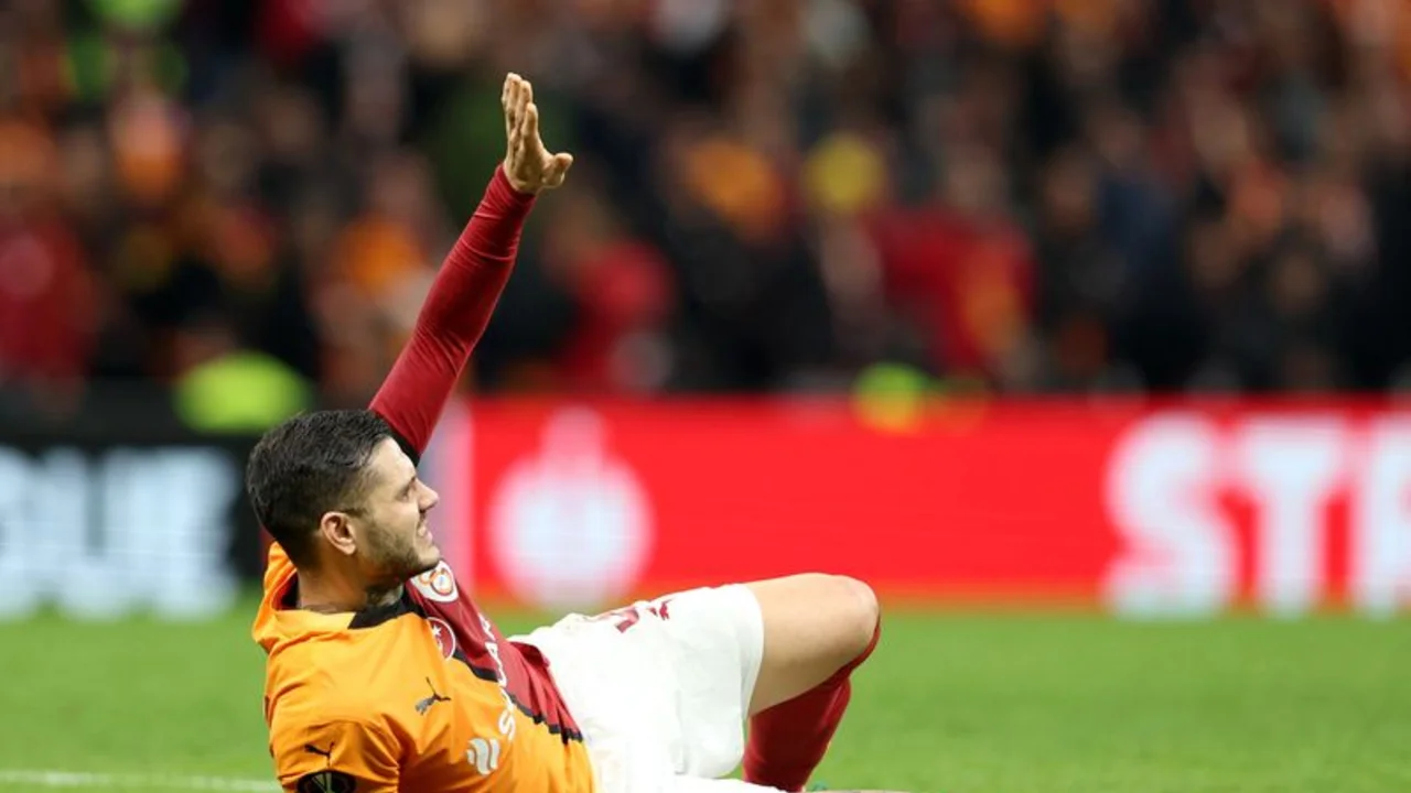 Icardi sufre rotura ligamento en rodilla derecha, sería baja en Galatasaray lo que resta de la temporada