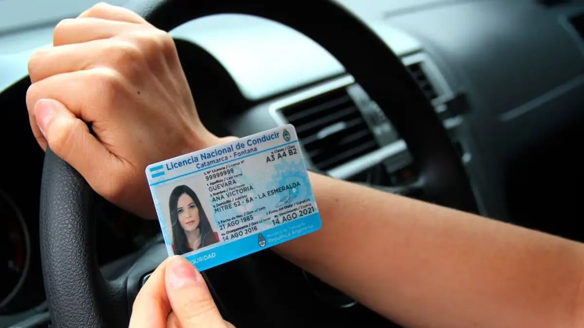 Licencia de conducir.