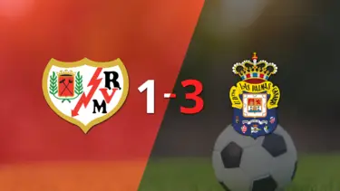 Con una actuación sobresaliente, UD Las Palmas aseguró una victoria por 3 a 1 contra Rayo Vallecano