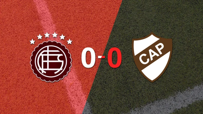 Lanús y Platense no se hicieron daño y empataron sin goles