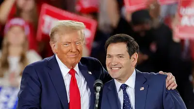 Donald Trump Marco Rubio Secretario de Estado Estados Unidos Donald Trump Marco Rubio Secretario de Estado Estados Unidos