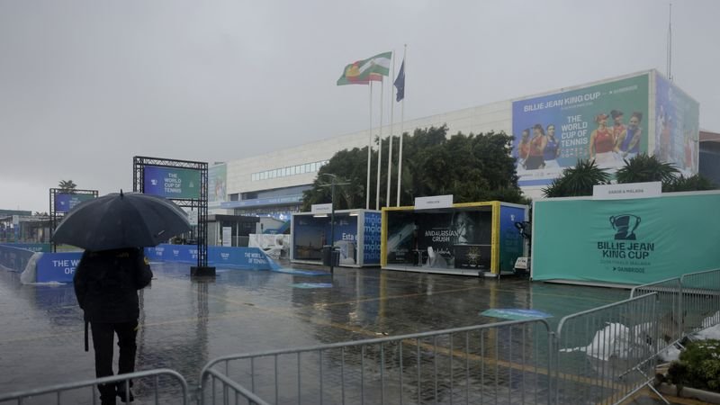 Aplazada la jornada inaugural de la Copa BJK de tenis por alerta meteorológica extrema en España