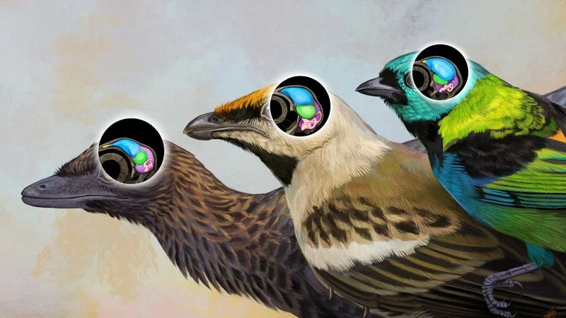 Un fósil de cráneo 'único' hallado en Brasil revela evolución del cerebro de las aves