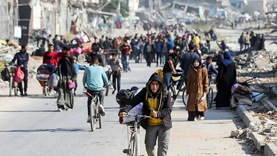 Human Rights Watch acusa a Israel de crímenes de guerra por los desplazamientos de Gaza Human Rights Watch acusa a Israel de crímenes de guerra por los desplazamientos de Gaza