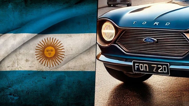 Cómo es el nuevo Ford Taunus 2025 hecho en Argentina según la Inteligencia Artificial