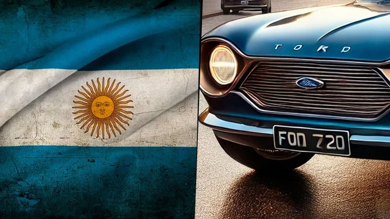 Cómo es el nuevo Ford Taunus 2025 hecho en Argentina según la Inteligencia Artificial