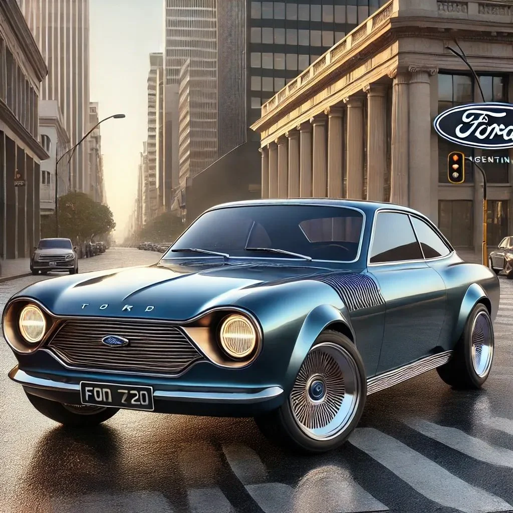 Cómo es el nuevo Ford Taunus 2025 hecho en Argentina según la Inteligencia Artificial