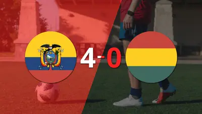 Con doblete de Gonzalo Plata, Ecuador liquidó 4-0 a Bolivia Con doblete de Gonzalo Plata, Ecuador liquidó 4-0 a Bolivia