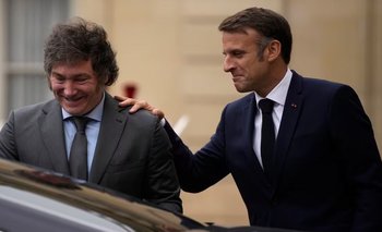 A la espera de los dólares del FMI, Milei recibió un guiño de Macron | Javier milei presidente