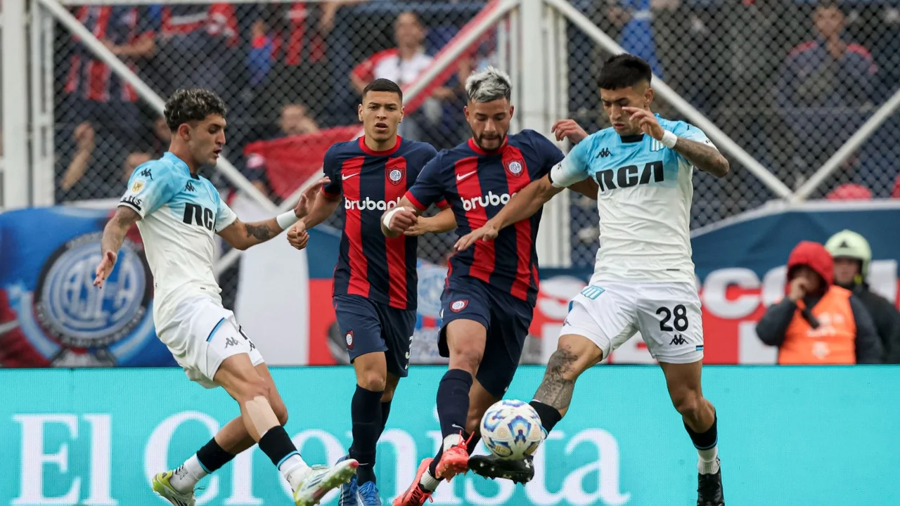 Racing sigue afilado y dio vuelta un partidazo ante San Lorenzo