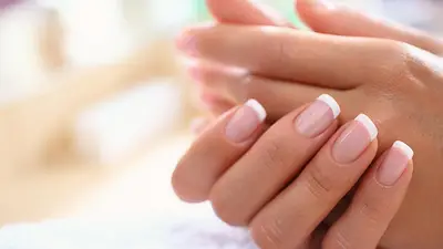 Uñas francesita. Uñas francesita.