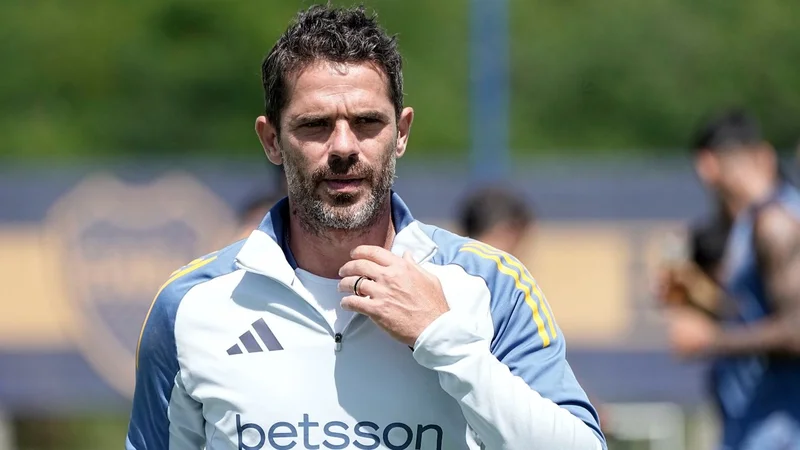 Fernando Gago en los entrenamientos de este martes.