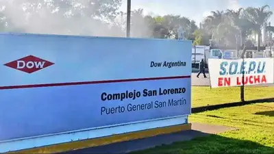 Tras el cierre, la empresa Dow pone a la venta su unidad productiva de Santa Fe: "Daño a la matriz industrial" Tras el cierre, la empresa Dow pone a la venta su unidad productiva de Santa Fe: "Daño a la matriz industrial"