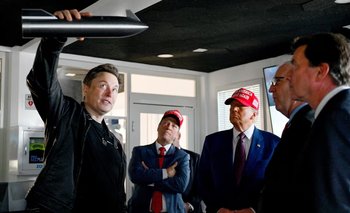 Elon Musk y Donald Trump, juntos en el lanzamiento del Starship | Elon musk