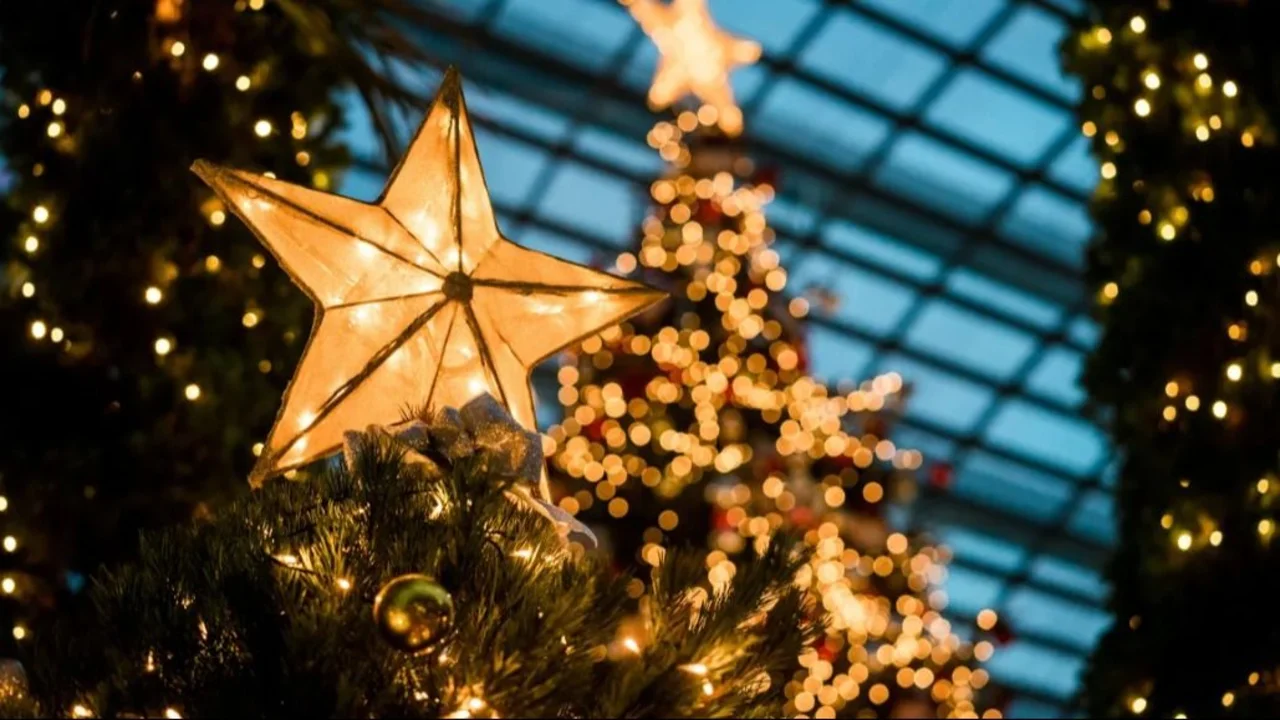 Árbol de Navidad con estrella