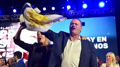 Uruguayo Álvaro Delgado espera que el apoyo aliado sea suficiente para ganar la presidencia Uruguayo Álvaro Delgado espera que el apoyo aliado sea suficiente para ganar la presidencia