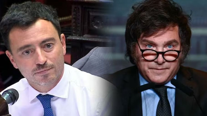Tras un año de ayuda de la UCR, Milei mete en el Gobierno al primer "radical con peluca"