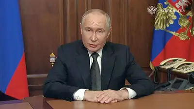 Putin dice que la guerra en Ucrania se está volviendo global Putin dice que la guerra en Ucrania se está volviendo global