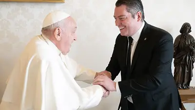 El Papa llamó a “defender con mucha fuerza la soberanía en el Atlántico Sur" El Papa llamó a “defender con mucha fuerza la soberanía en el Atlántico Sur"