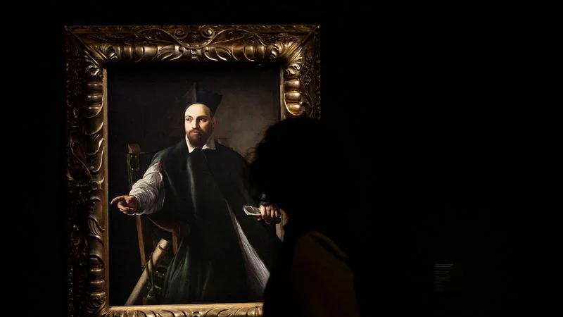 Un retrato de Caravaggio se expone al público por primera vez en Roma