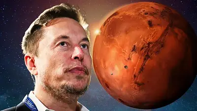 Musk y el planeta Marte. Musk y el planeta Marte.