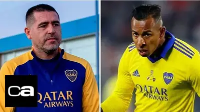 Boca Juniors, Juan Román Riquelme, Sebastián Villa. Boca Juniors, Juan Román Riquelme, Sebastián Villa.