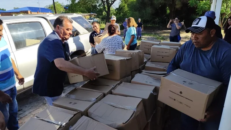 Ayuda integral: el Gobierno de Formosa entregó más de 2000 cajas alimentarias a comunidades originarias