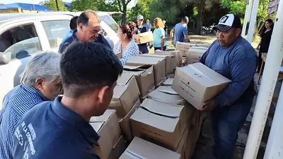 Formosa fortalece el acompañamiento a comunidades originarias: entregó alimentos a 2.500 familias Formosa fortalece el acompañamiento a comunidades originarias: entregó alimentos a 2.500 familias