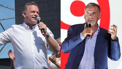 Álvaro Delgado y Yamandú Orsi Álvaro Delgado y Yamandú Orsi