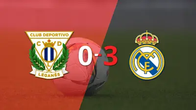 Real Madrid se da un festín y devora a Leganés por 3 a 0 Real Madrid se da un festín y devora a Leganés por 3 a 0