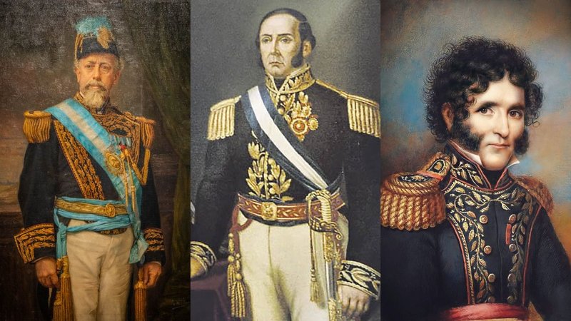 Julio Argentina Roca, Justo José de Urquiza y Facundo Quiroga