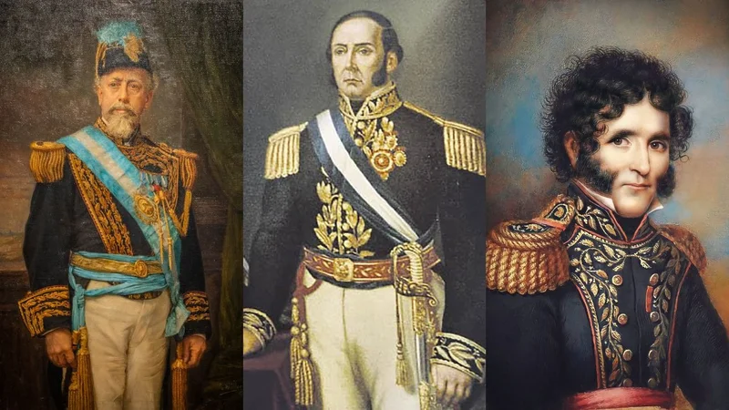 Julio Argentina Roca, Justo José de Urquiza y Facundo Quiroga