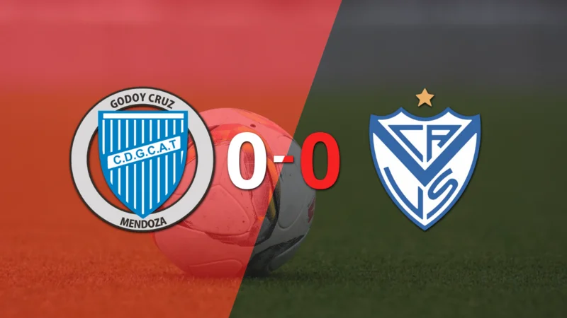 Godoy Cruz y Vélez igualaron sin goles en el marcador