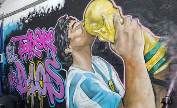 Diego Maradona, siempre símbolo de lucha: en las paredes y en las calles | Diego maradona