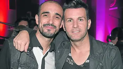 Abel Pintos y Axel Abel Pintos y Axel