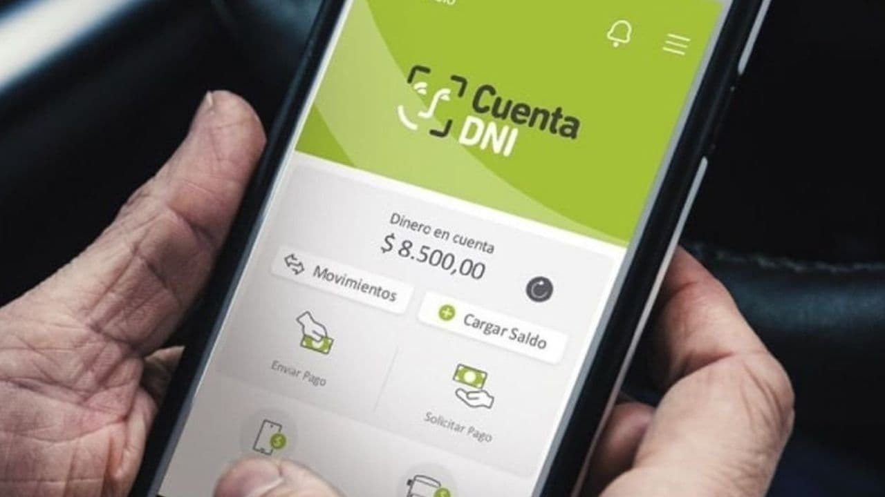 Cuenta DNI en el celular.