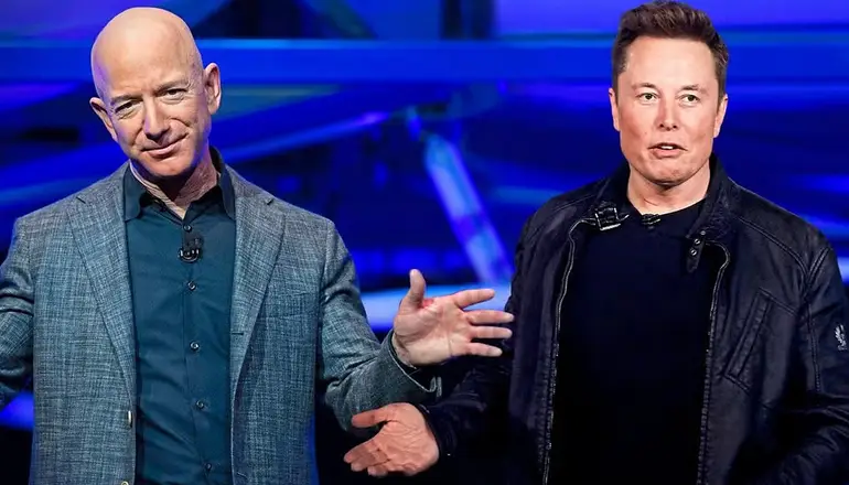 Jeff Bezos y Elon Musk
