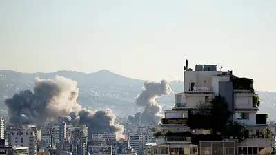 Varios ataques israelíes alcanzan el centro y las afueras de Beirut Varios ataques israelíes alcanzan el centro y las afueras de Beirut