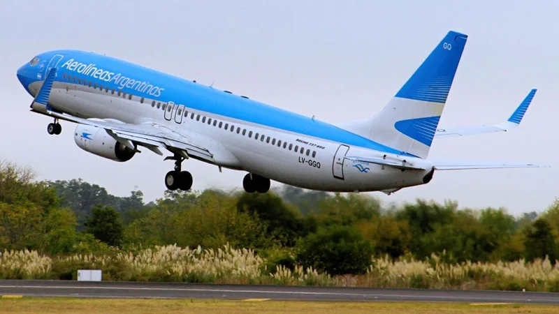 Aerolíneas Argentinas.