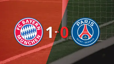 Con un solo gol, Bayern Múnich derrotó a PSG en el estadio Allianz Arena Con un solo gol, Bayern Múnich derrotó a PSG en el estadio Allianz Arena