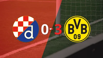 Dinamo Zagreb sufre una humillante derrota por 3 a 0 ante Borussia Dortmund Dinamo Zagreb sufre una humillante derrota por 3 a 0 ante Borussia Dortmund