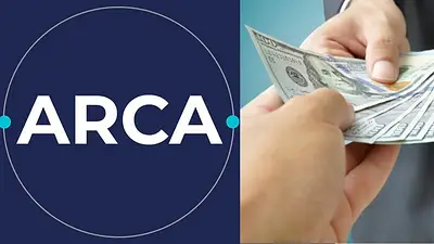 Logo de ARCA y billetes Logo de ARCA y billetes