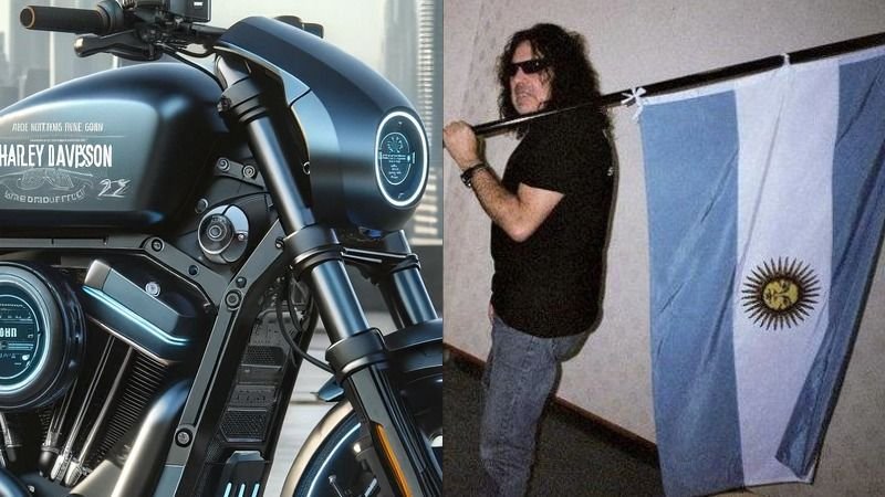 Cómo es la nueva Harley Davidson Sportster 1200 Pappo hecha en Argentina según la Inteligencia Artificial