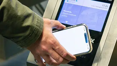 Pago con NFC en el subte. Pago con NFC en el subte.