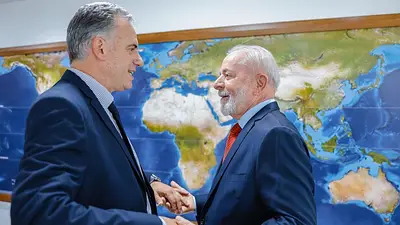 Lula y Orsi se reunieron por primera vez, con eje en el Mercosur y el acuerdo con la UE Lula y Orsi se reunieron por primera vez, con eje en el Mercosur y el acuerdo con la UE
