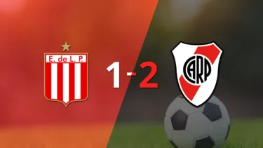 Estudiantes no logró superar la firmeza de River Plate y cayó 2 a 1