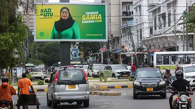 Hassan logra aplastante victoria en elecciones de Tanzania marcadas por la violencia Hassan logra aplastante victoria en elecciones de Tanzania marcadas por la violencia